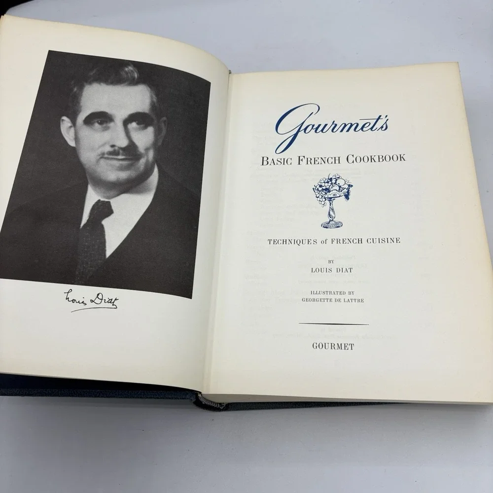 Gourmet's Basic French Cookbook Diat Cuisine Techniques 1st Ed 3rd Print 1968‎